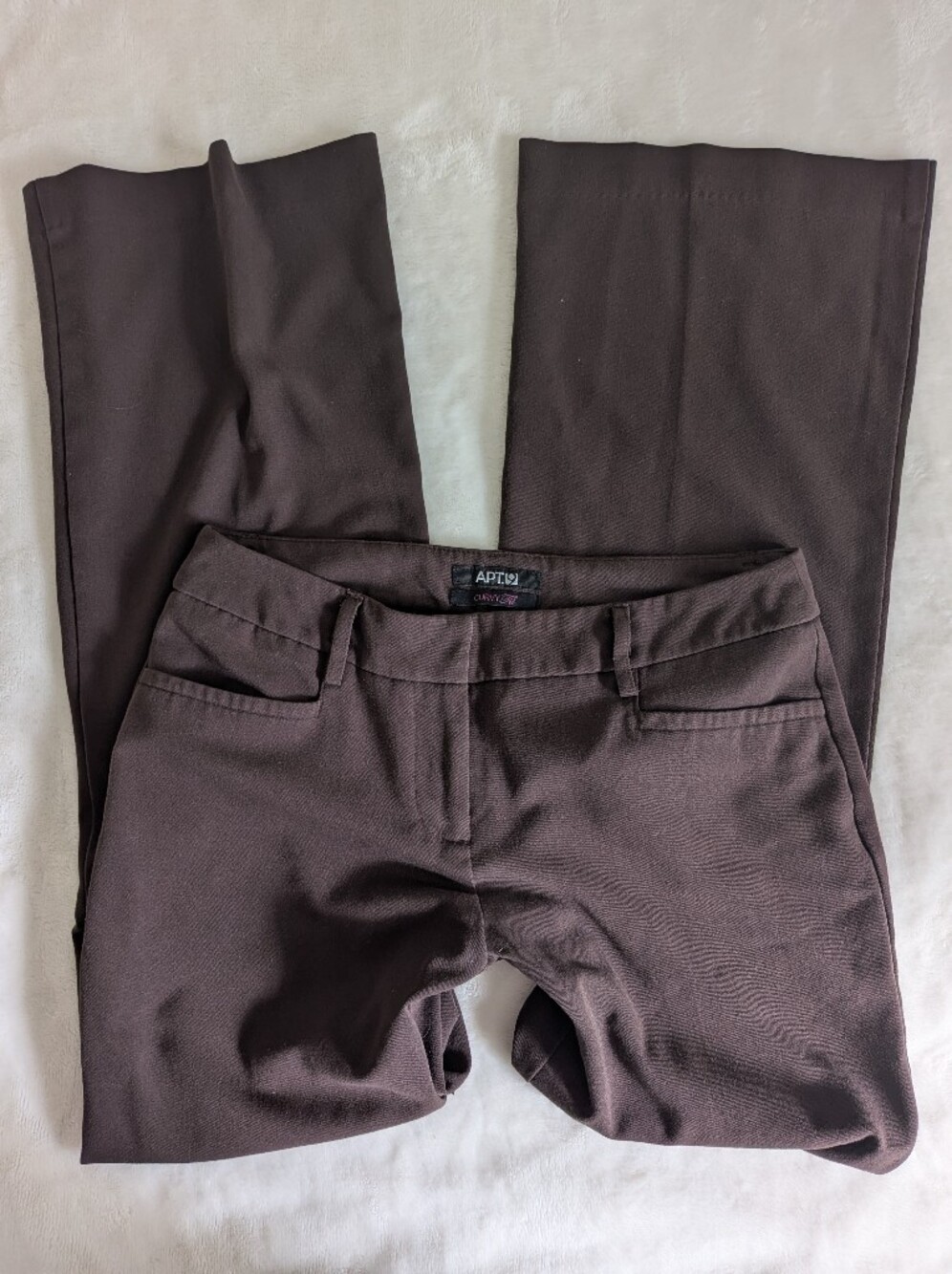 Low Waisted Flare Trousers